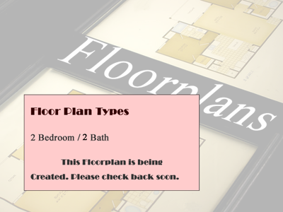 Two 2 Bedroom / 2 Bath - 1,005 Sq.Ft.*